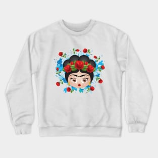 Cute Frida kahlo Crewneck Sweatshirt